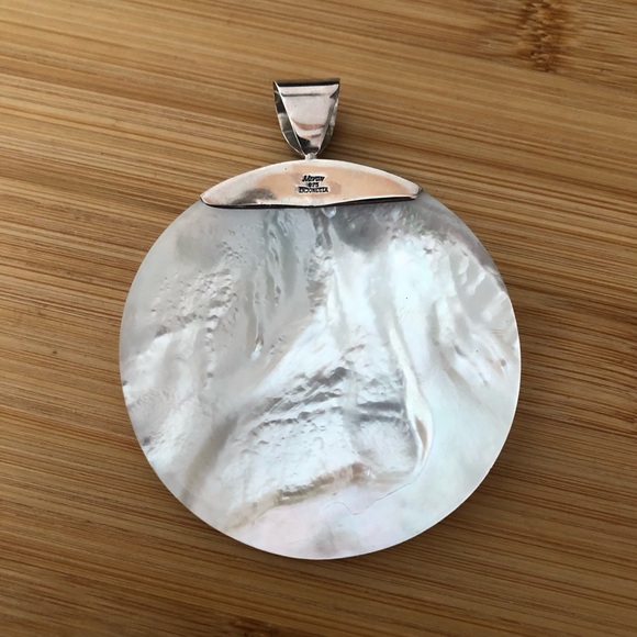 $112 Designer Estate Necklace & Pendant Sterling Marked Meran 925 INDONESIA - Picture 5 of 10